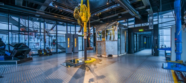 Boredekket mot redningsstrømpe på oljemuseet foto Fredrik Ringe